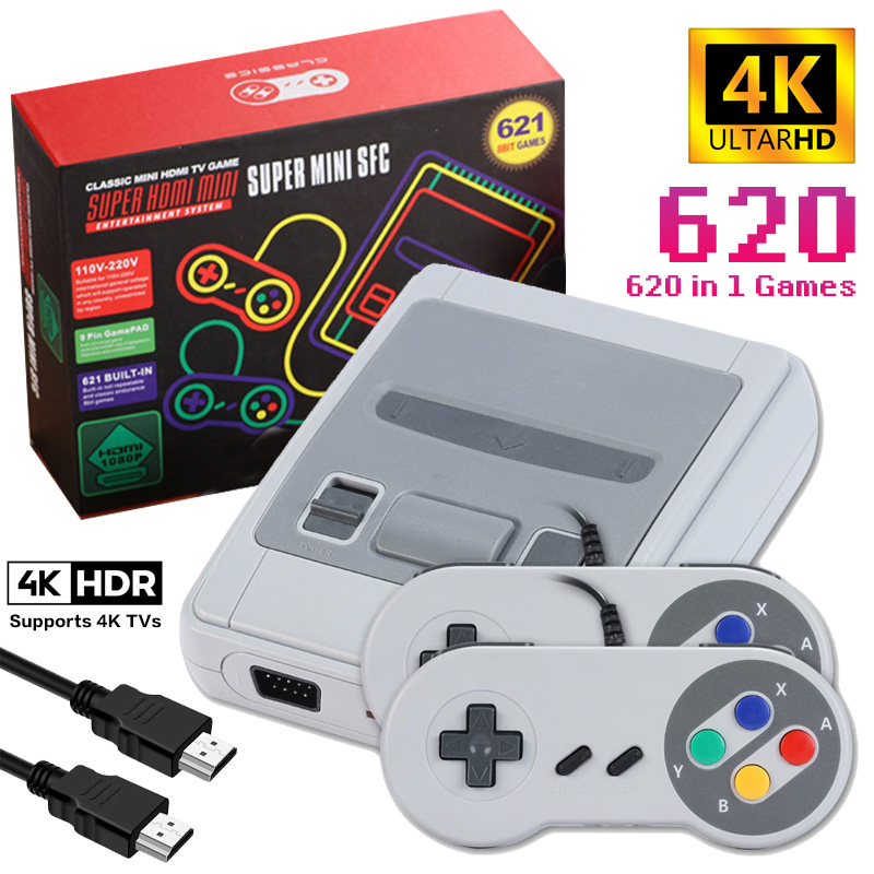 Retro Gaming Kiosk - เครื่องเล่นเกม SFC621 4K HDMI มินิเรโทร SNES