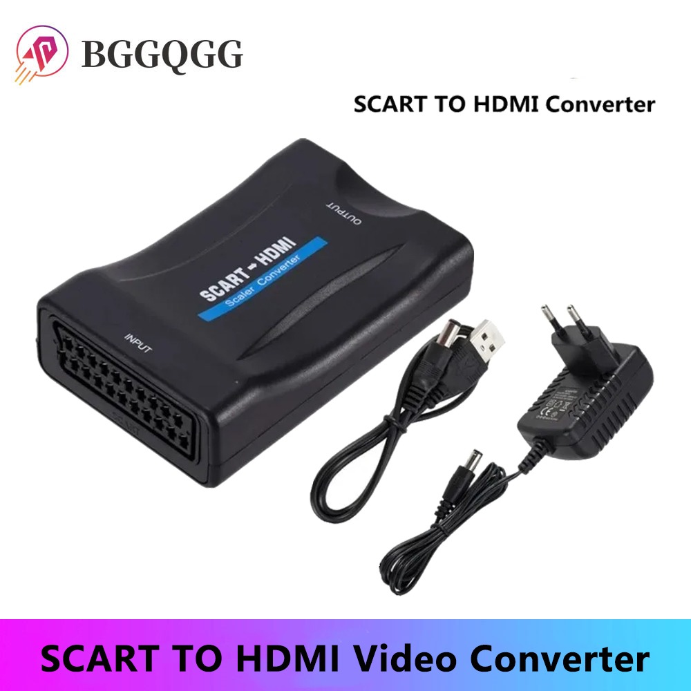 Scart To Hdmi - BGGQGG 1080P SCART TO HDMI Video