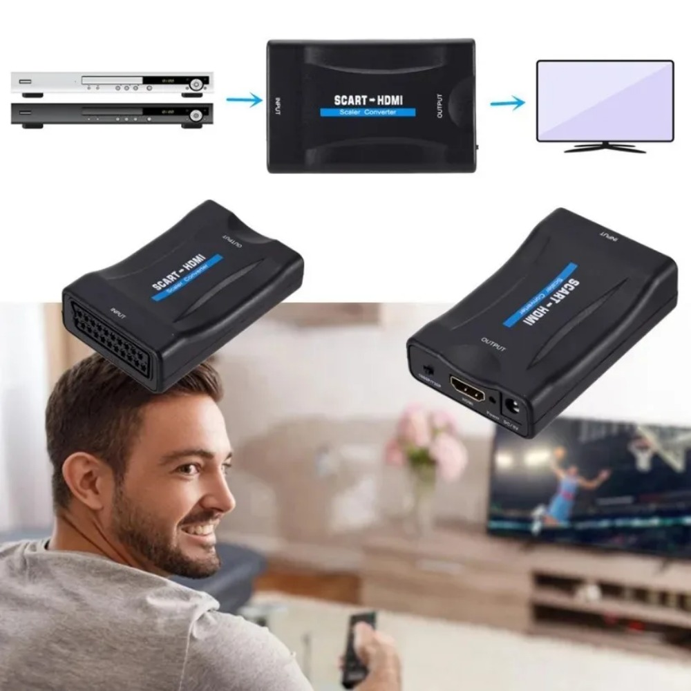 BGGQGG 1080P SCART TO HDMI Vid - Scart To Hdmi บทวิจารณ์และราคา